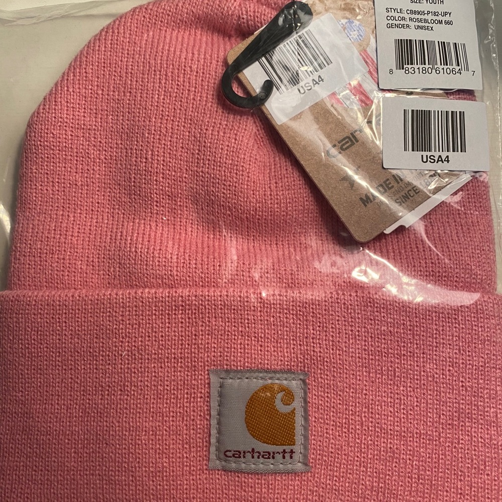 NWT Youth Carhartt hat (pink)
